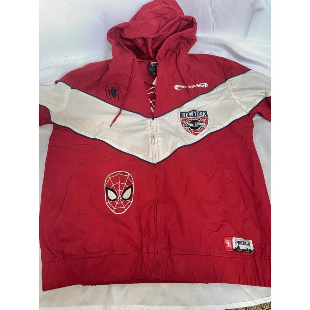 BoxLunch Marvel Spider-Man Racing Jacket MEN'S Small-New - Picture 7 of 9